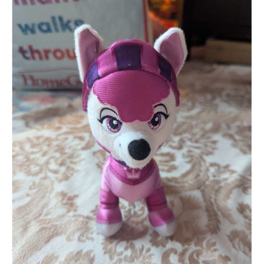 Paw Patrol Sweetie Plush Stuffed Toy Pink Rescue Knights Spin Master Toy 8”